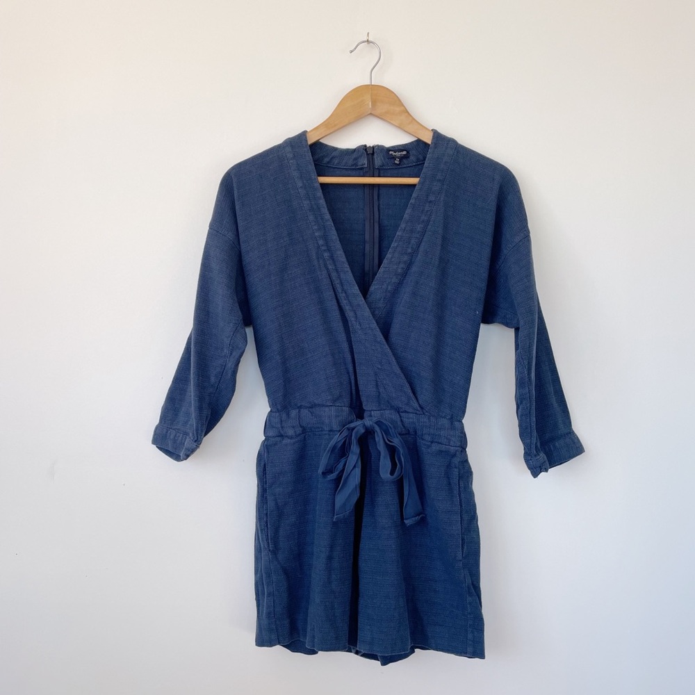Madewell Linen Blend Romper